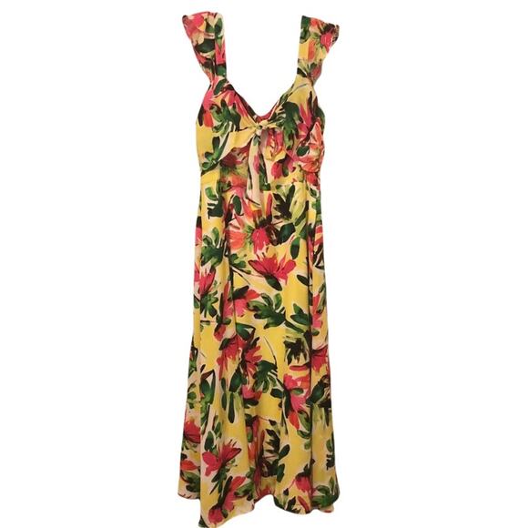 ⭐ 🔥 50% OFF SALEL PRICE Julia Jordan Floral Sleeveless Midi Dress 8 NWT - Picture 3 of 10